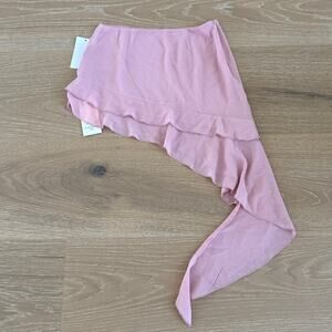 Sasha Therese Mini Skirt Rue Size XXS in Blush Pink